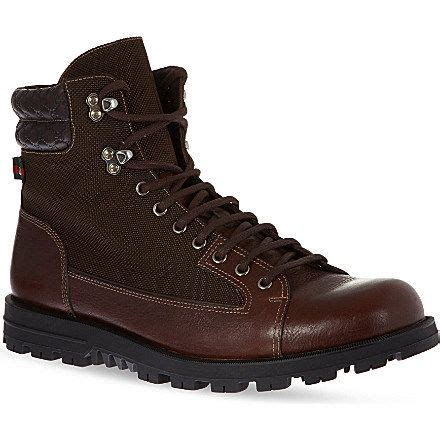 gucci meguro trekking boots|gucci ankle boots.